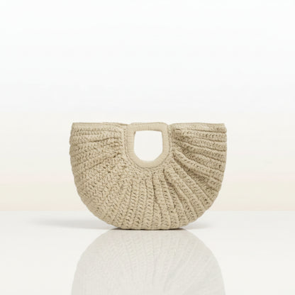 Woven Straw Tote Bag