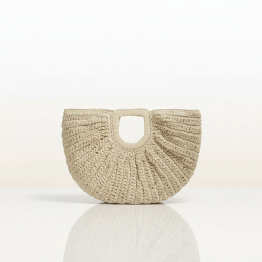 Woven Straw Tote Bag