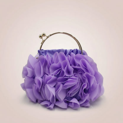 Ruffle Clutch Handbag