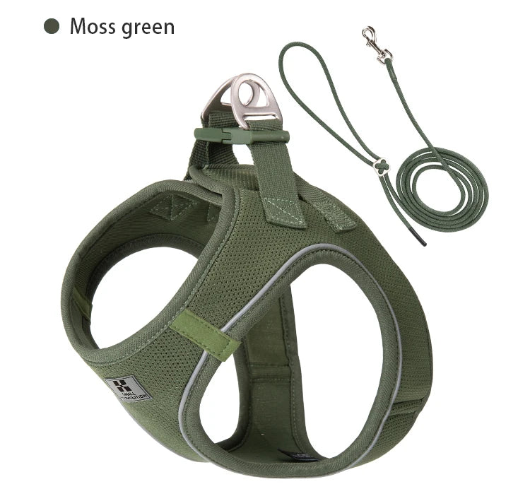 Adjustable Dog Harness & Leash Set