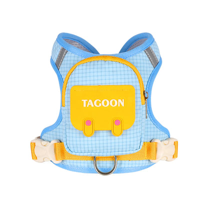 Plaid Dog Backpack Harness