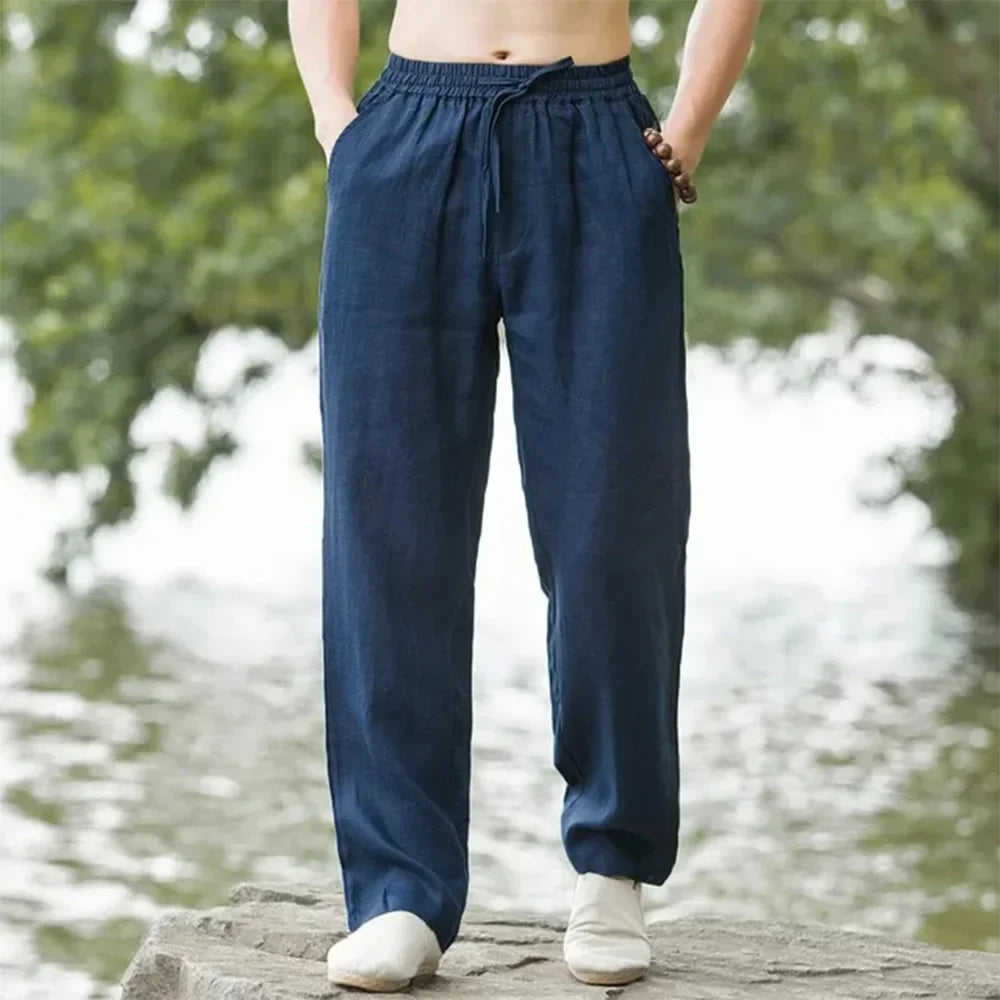 Linen Wide Leg Pants