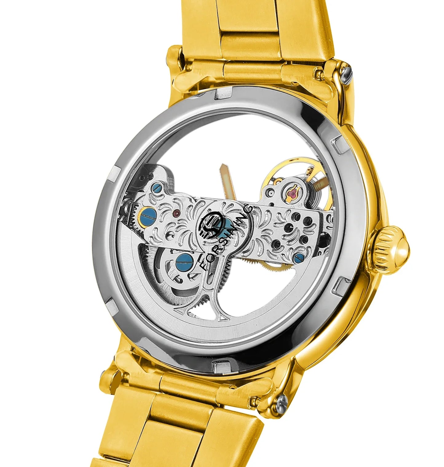 Leather Skeleton Watch