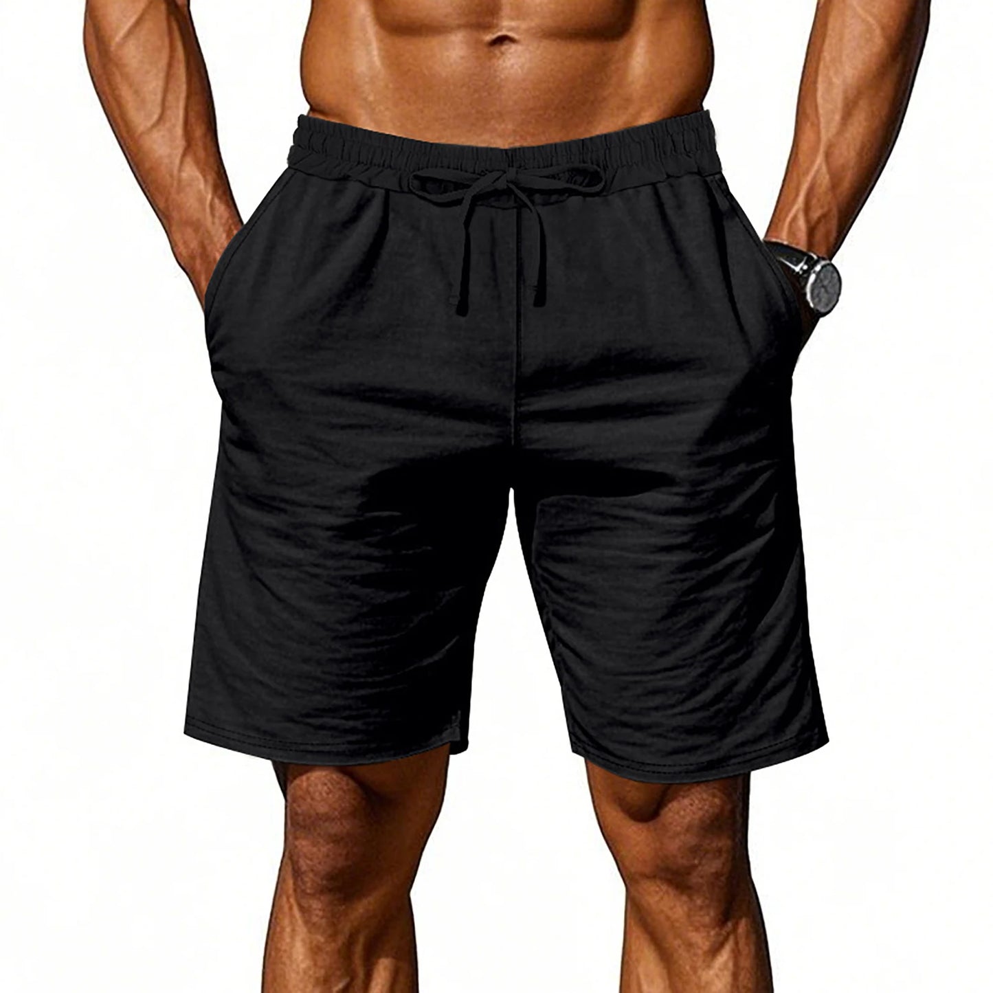 Cotton Drawstring Shorts