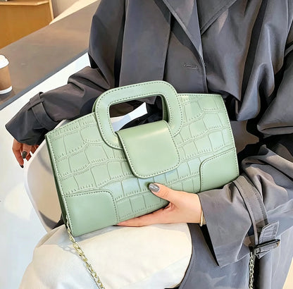 Croc Pattern Handbag
