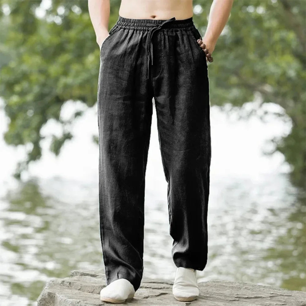Linen Wide Leg Pants