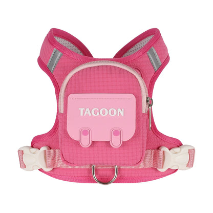 Plaid Dog Backpack Harness
