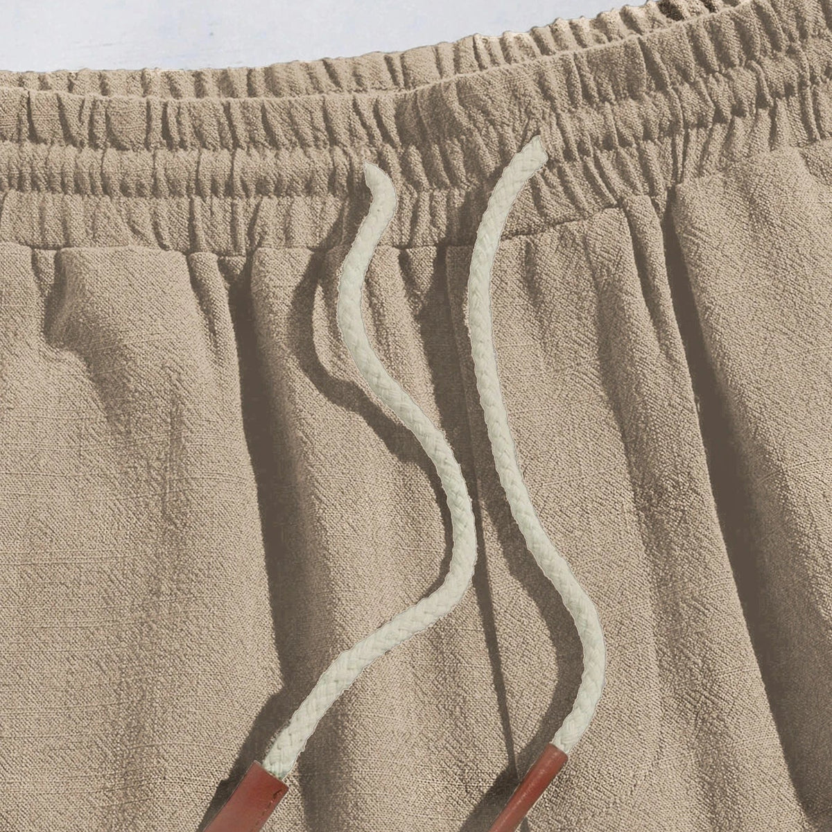 Linen Drawstring Shorts