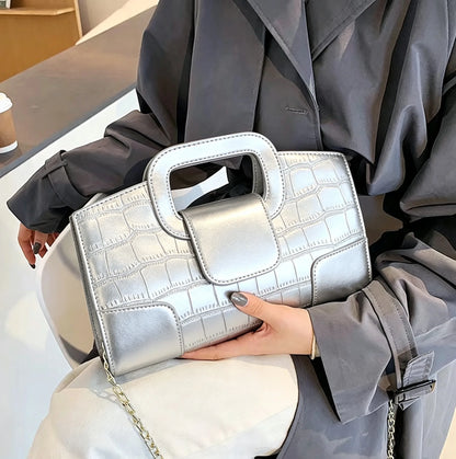 Croc Pattern Handbag