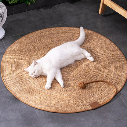 Rattan Cat Scratching Mat