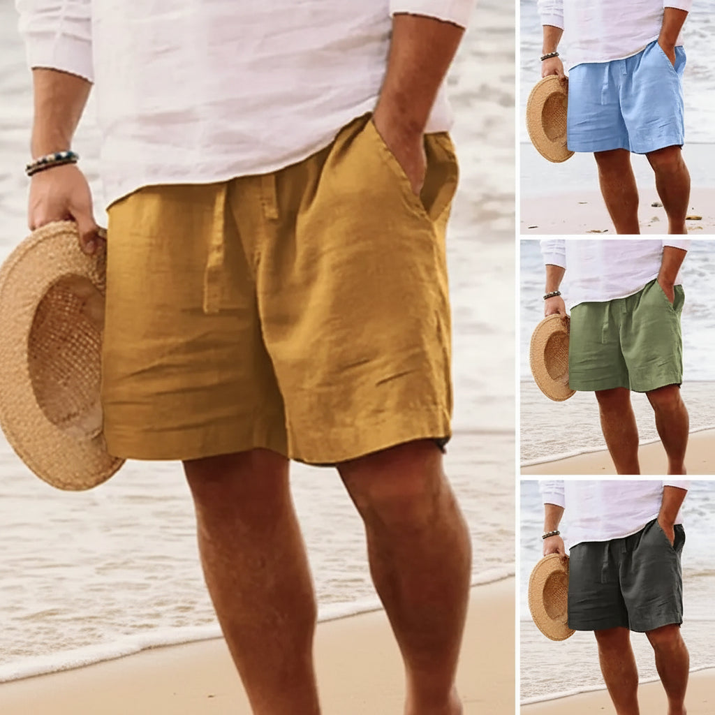 Cotton Drawstring Shorts