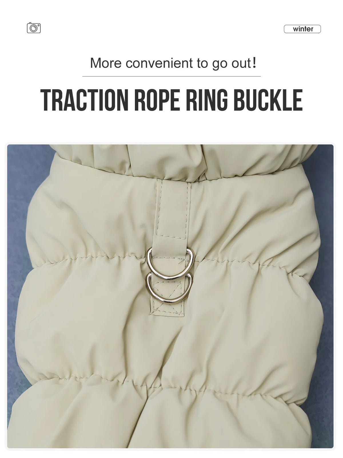 Warm 3-Layer Dog Jacket