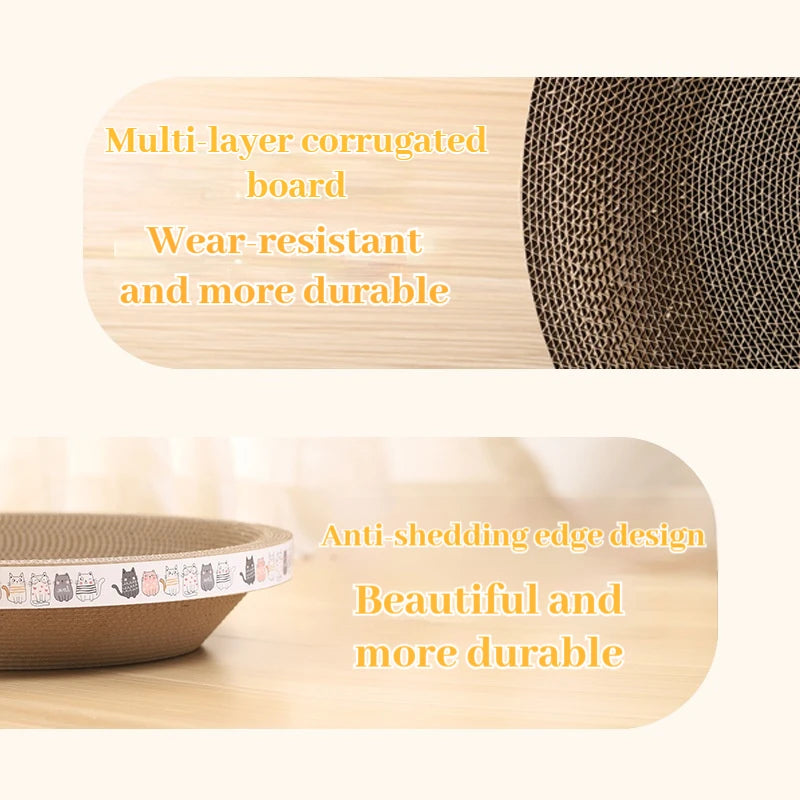 Corrugated Cat Scratching Bed