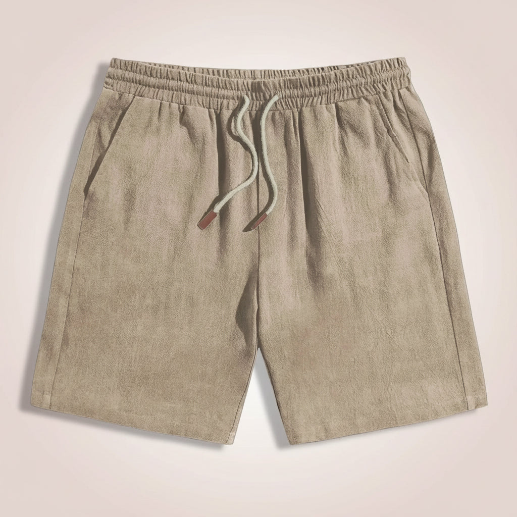 Linen Drawstring Shorts