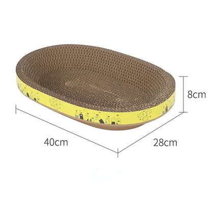 Oval Corrugated Cat Scratcher