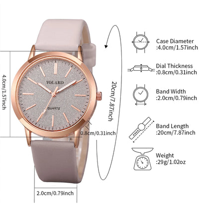 6-Piece Women's Quartz Watch Set