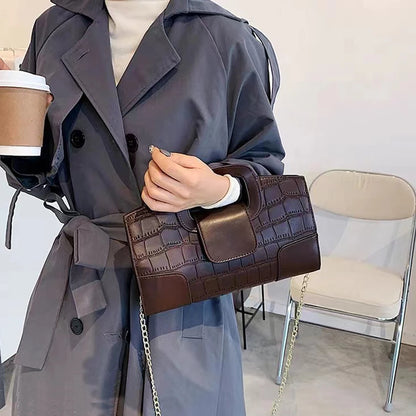 Croc Pattern Handbag