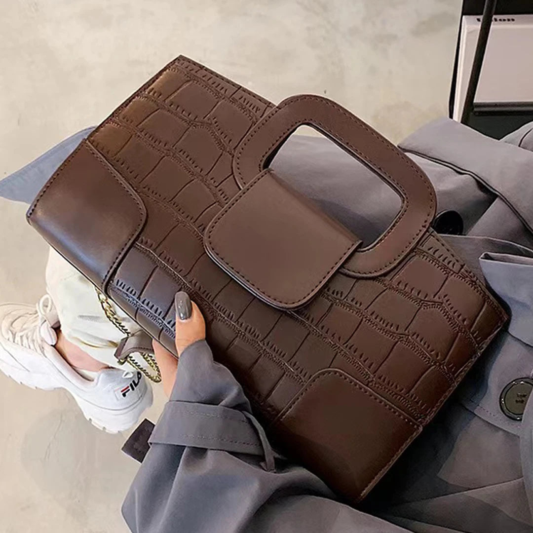 Croc Pattern Handbag