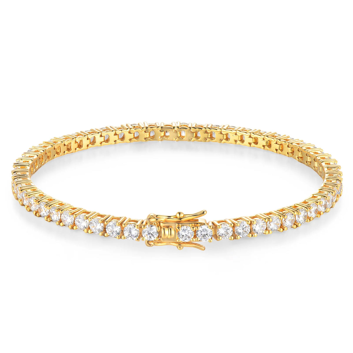 Sterling Silver Moissanite Tennis Bracelet