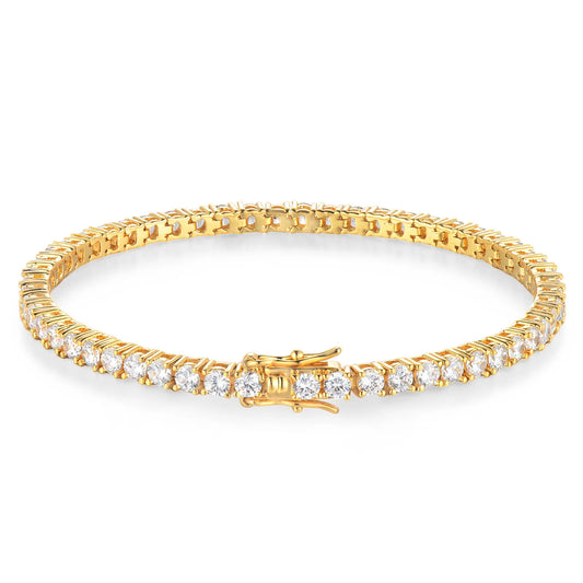 Sterling Silver Moissanite Tennis Bracelet