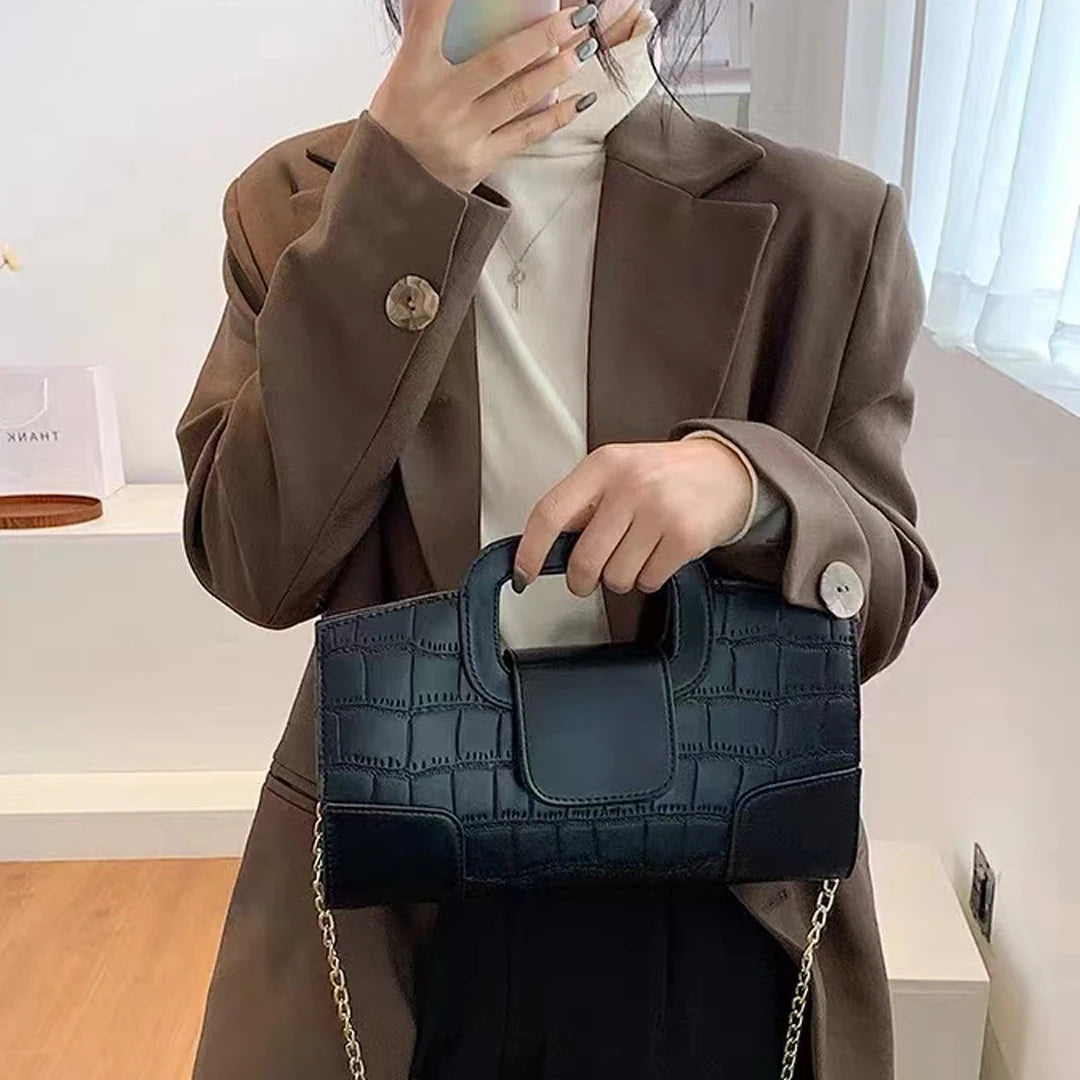 Croc Pattern Handbag