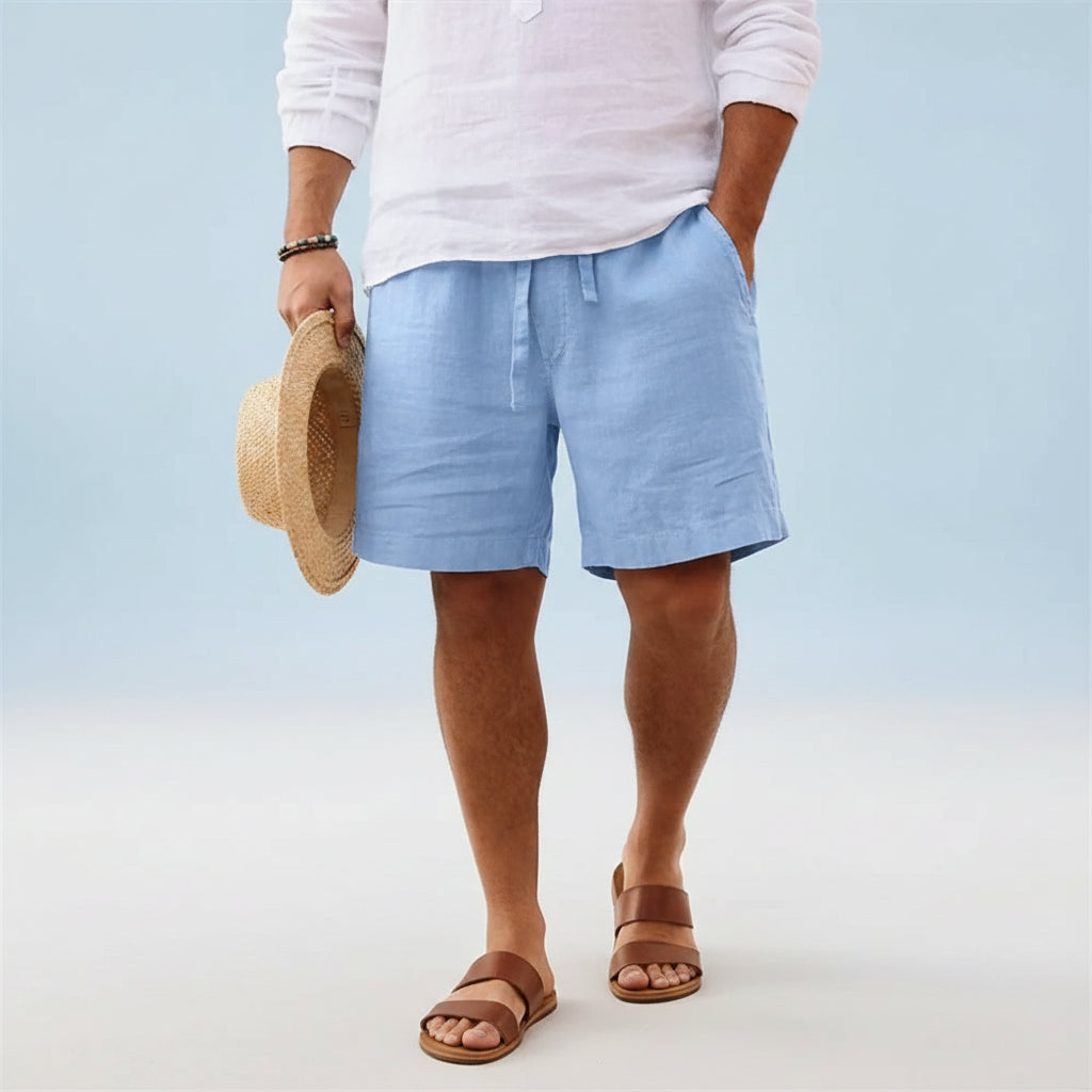 Cotton Drawstring Shorts