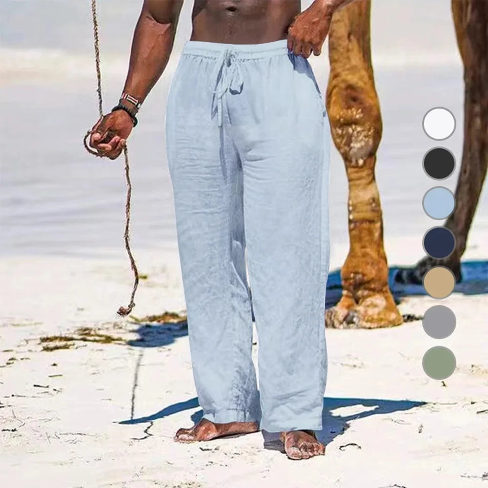 Linen Wide Leg Pants