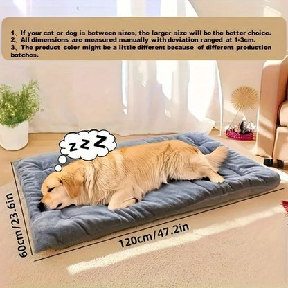 Large Plush Dog Bed