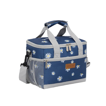 Double Compartment Insulated Lunch Bag