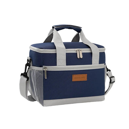 Double Compartment Insulated Lunch Bag