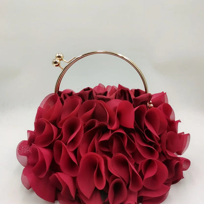 Ruffle Clutch Handbag