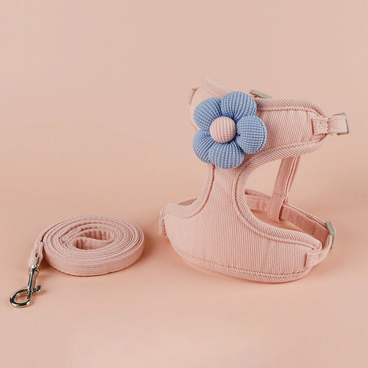 Adjustable Cat & Dog Harness Set