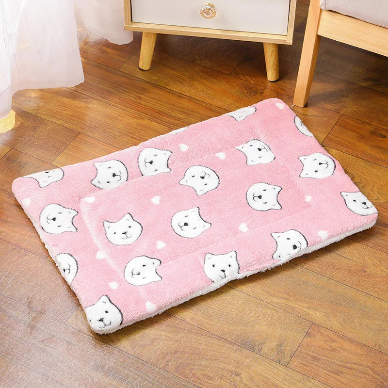 Double-Sided Cozy Pet Mat