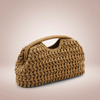 Woven Straw Tote Bag