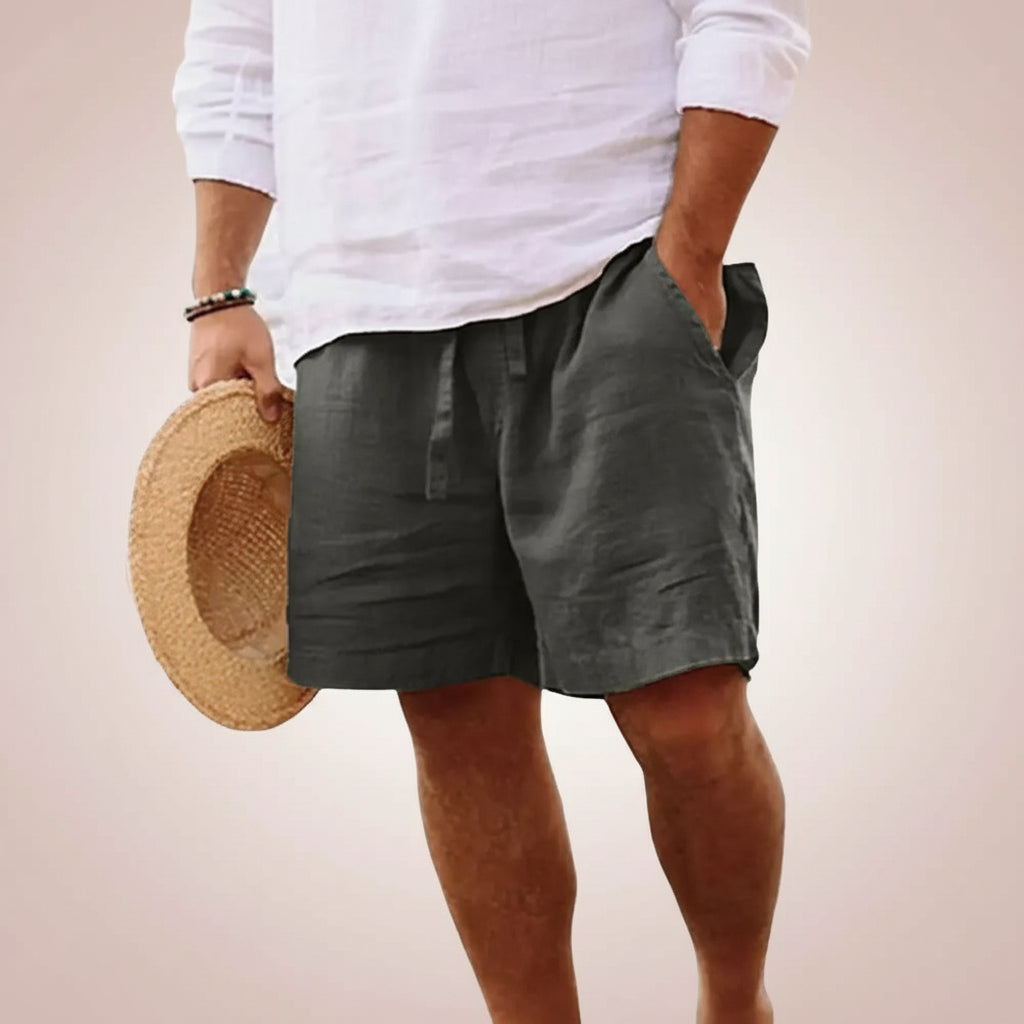 Cotton Drawstring Shorts