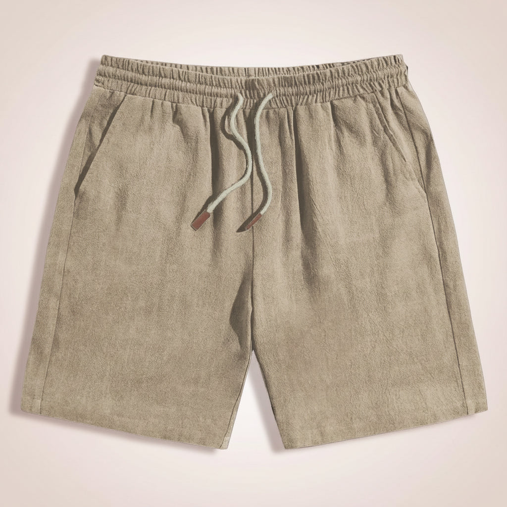 Linen Drawstring Shorts