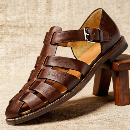 Toe Leather Fisherman Sandals
