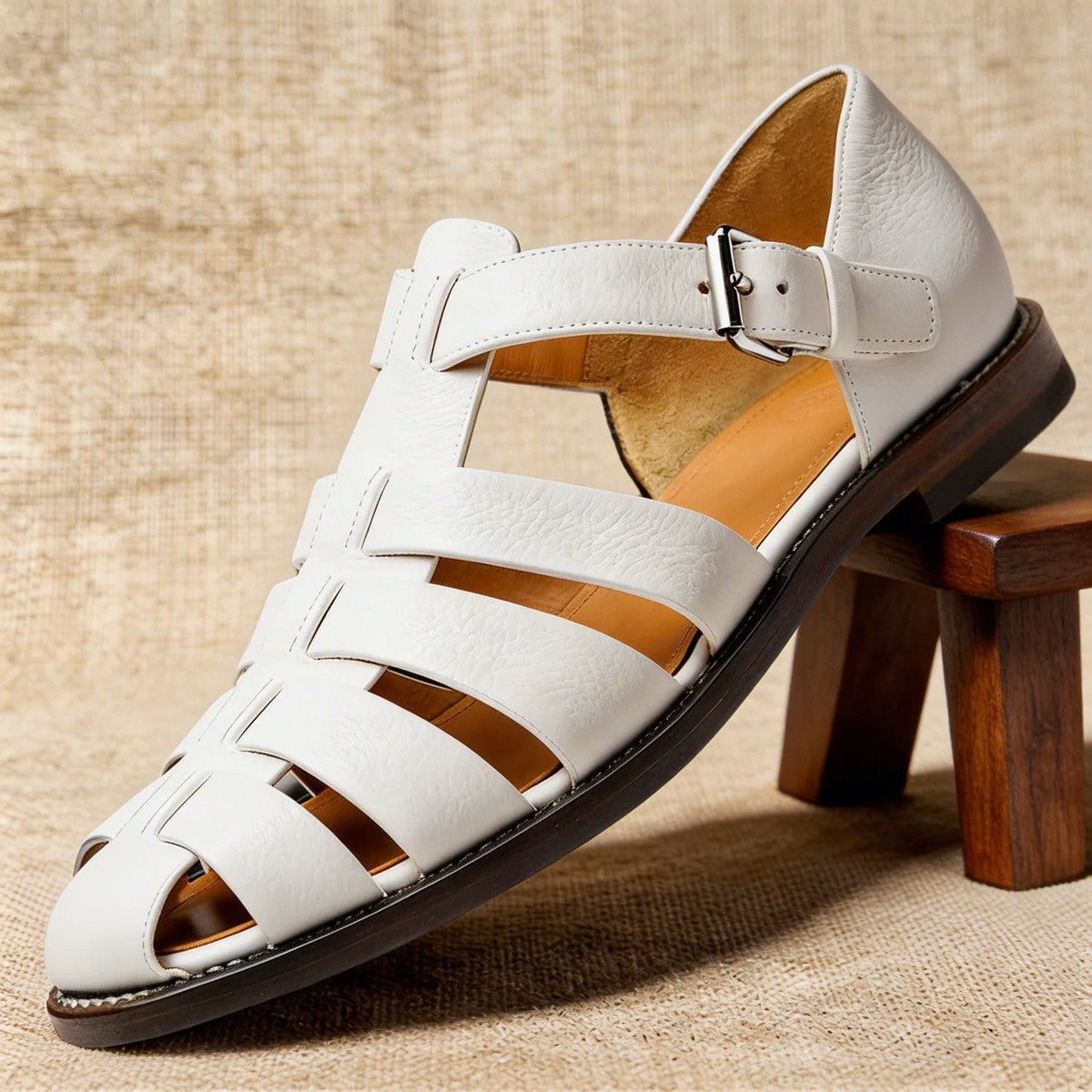 Toe Leather Fisherman Sandals
