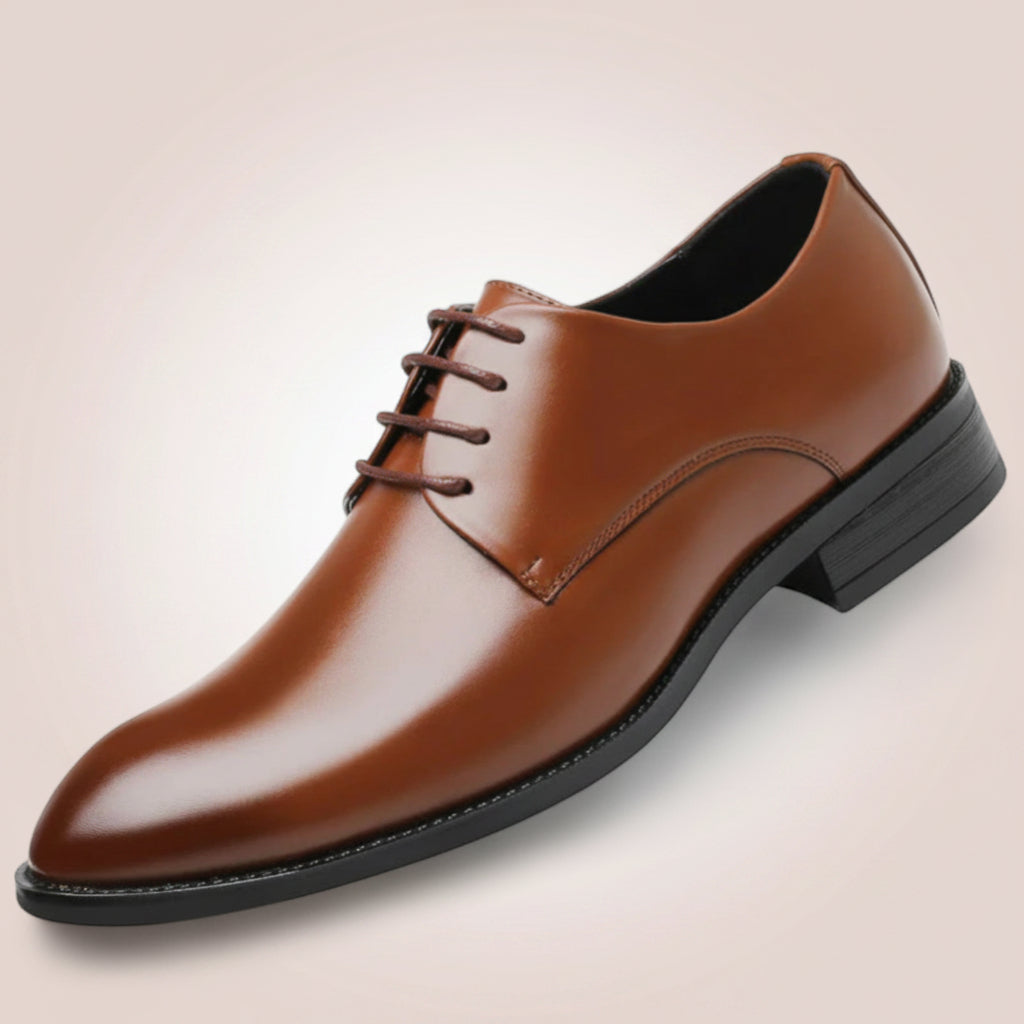 Leather Lace-Up Dress Shoes