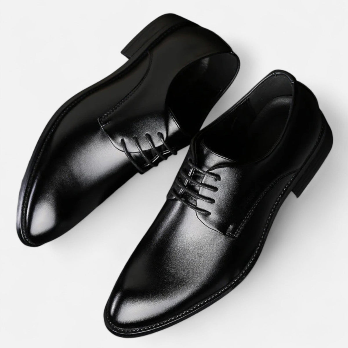 Leather Lace-Up Dress Shoes