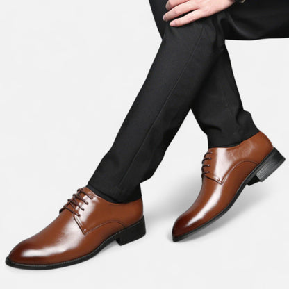 Leather Lace-Up Dress Shoes