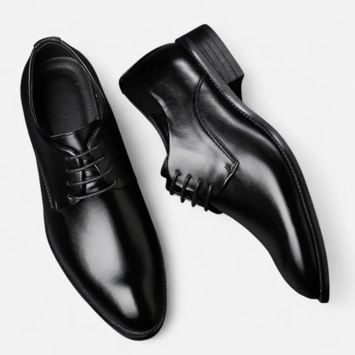 Leather Lace-Up Dress Shoes