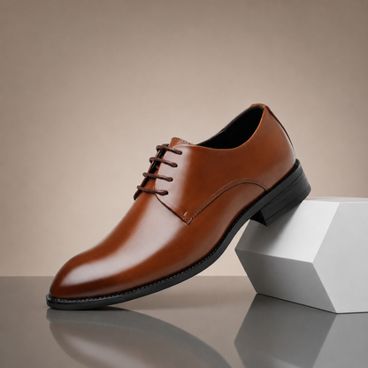 Leather Lace-Up Dress Shoes