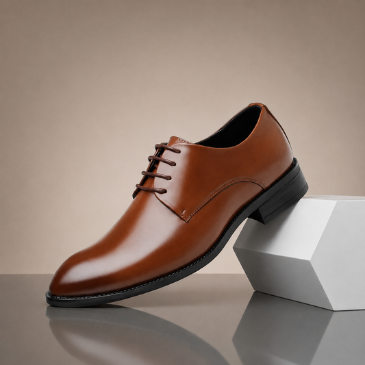 Leather Lace-Up Dress Shoes