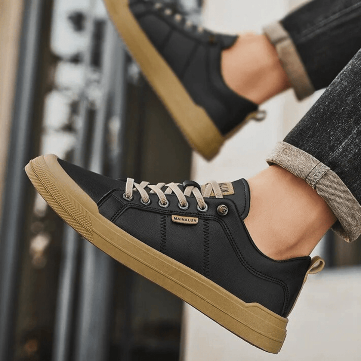 Lace-Up Casual Sneakers