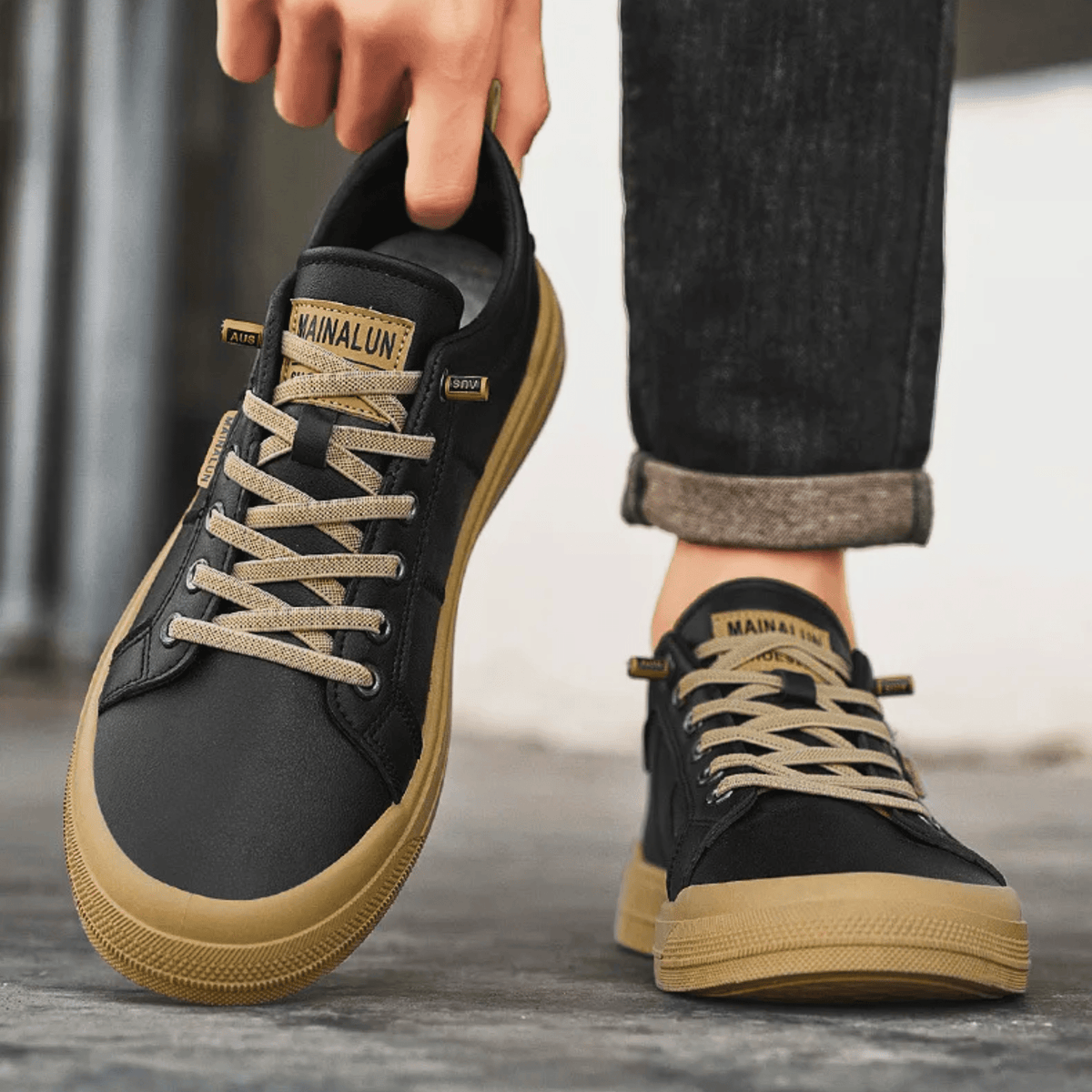 Lace-Up Casual Sneakers