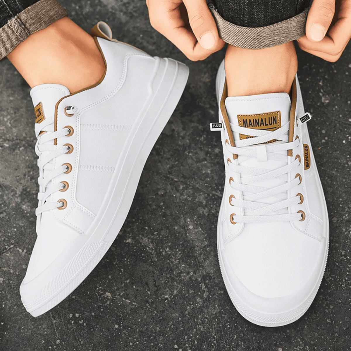 Lace-Up Casual Sneakers