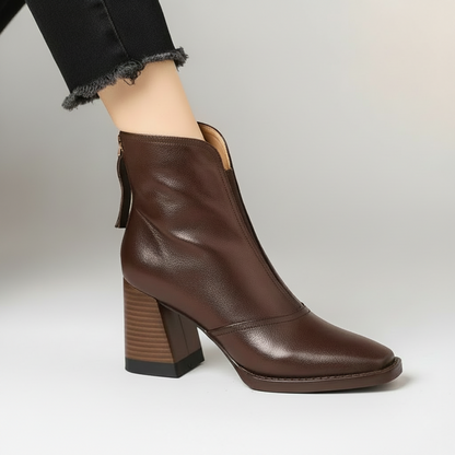 Gabrielle Gloss Ankle Boots